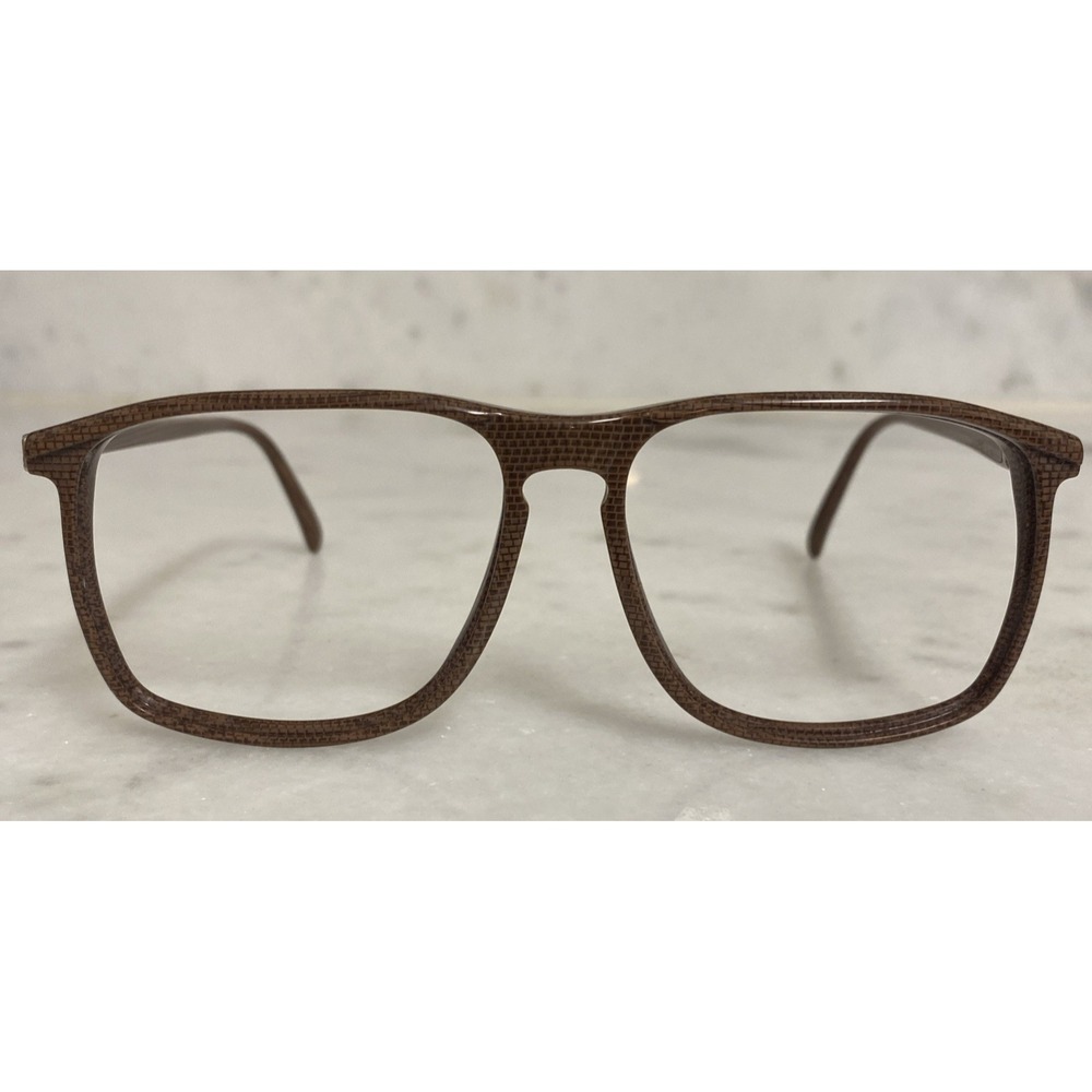 Yves Saint Laurent YSL Vintage Eyeglass Frames Brown Gold 1980s Frame Only